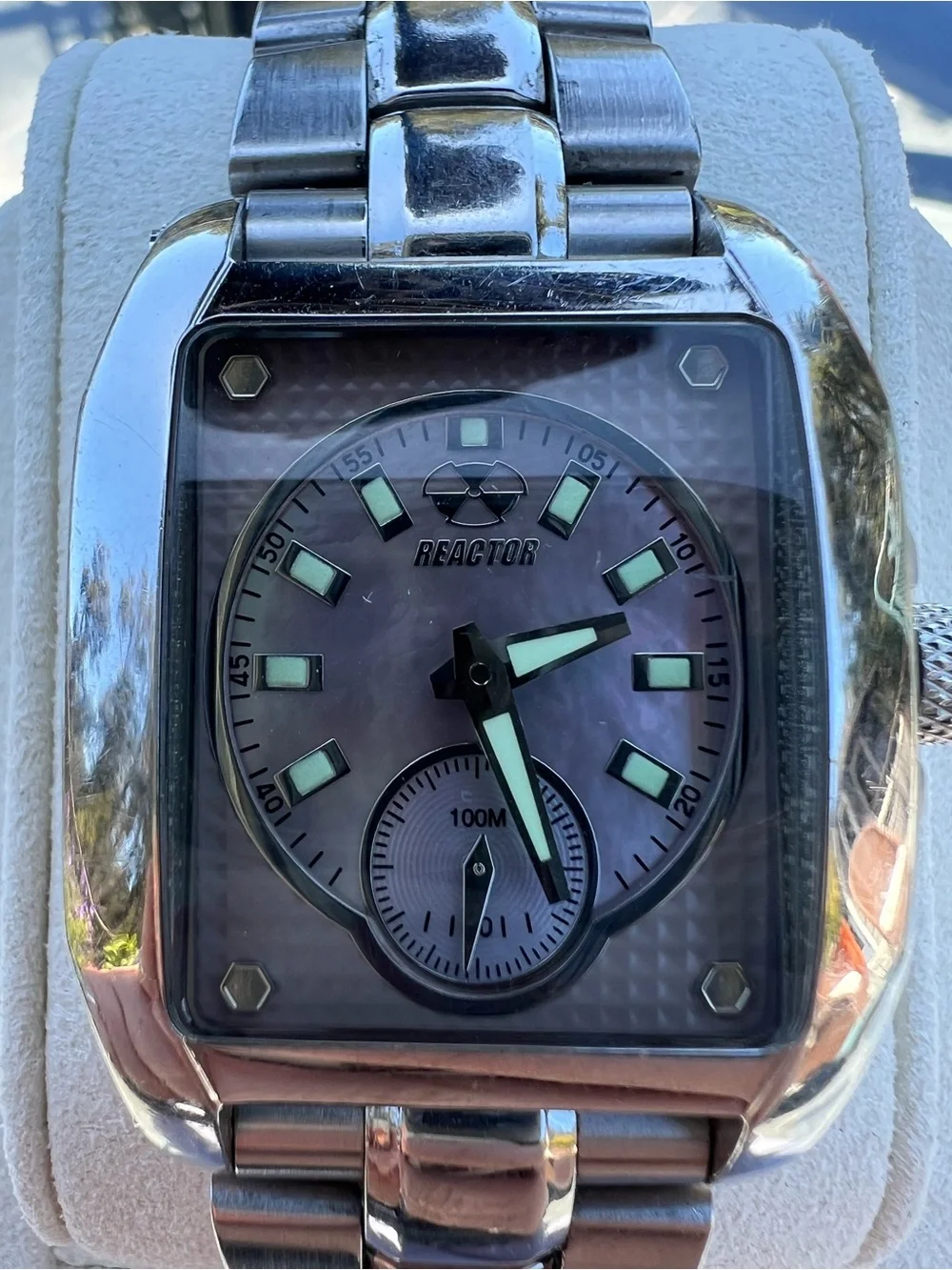 Reactor Mother of Pearl Dial Watch - WORKING CONDITION - battery replaced